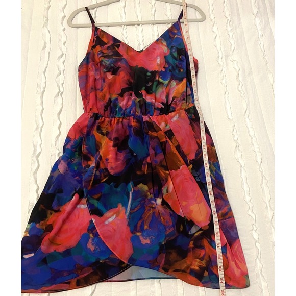 Amanda Uprichard Women's Strappy Summer Floral Wrap Dress Vacation Style SZ SM - Picture 12 of 14